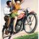 Nel 1947 riprese a pieno ritmo la sua attivit� di pubblicitario, realizzando r�clame per importanti marchi: dalle moto Gilera (manifesto conservato al Museo Nazionale Collezione Salce di Treviso)